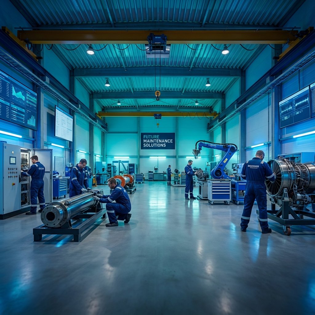 Modern Industrial Maintenance Facility